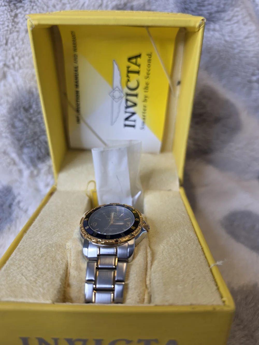 Invicta Women's Two-Tone Blue Dial Stainless Steel Watch
